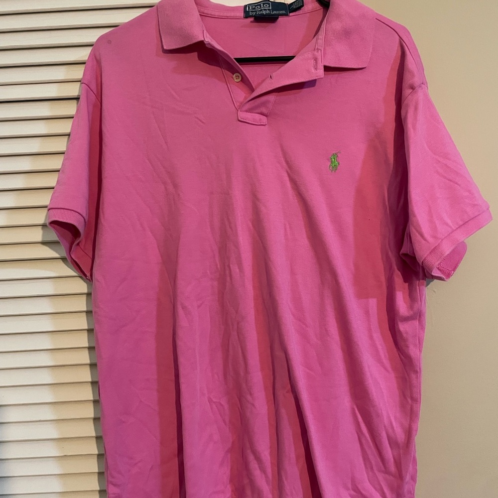 Polo by Ralph Lauren Vibrant Pink Top